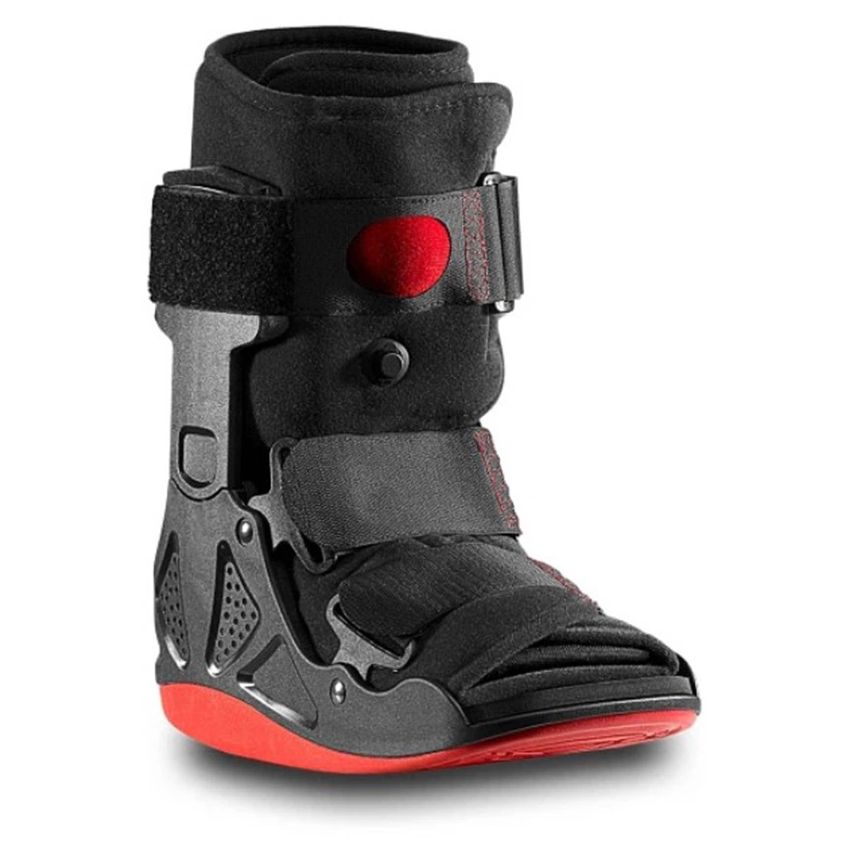 XcelTrax Air Ankle Walker Boot Black D-Ring, Hook and Loop Strap Closure Semi-Rigid, X-Small - Each - Image 1