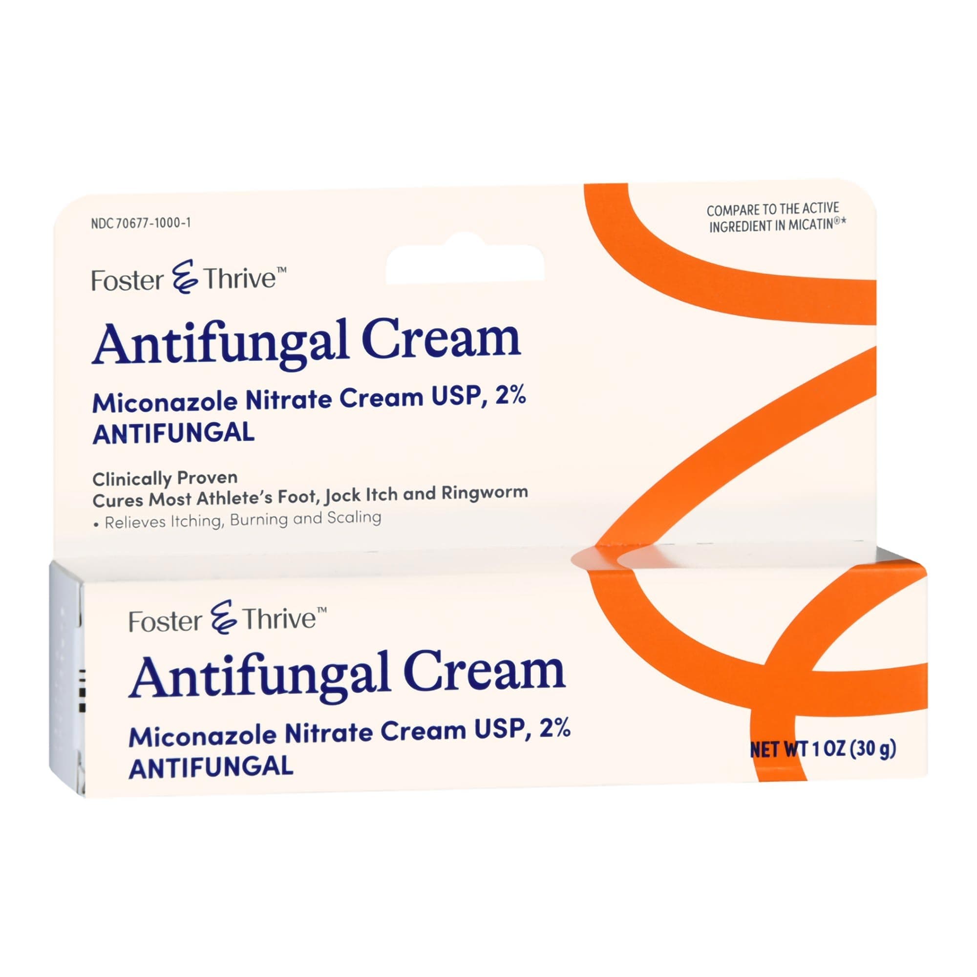 Foster and Thrive Antifungal Miconazole Nitrate Cream 2%, 1 oz - Each - Image 4
