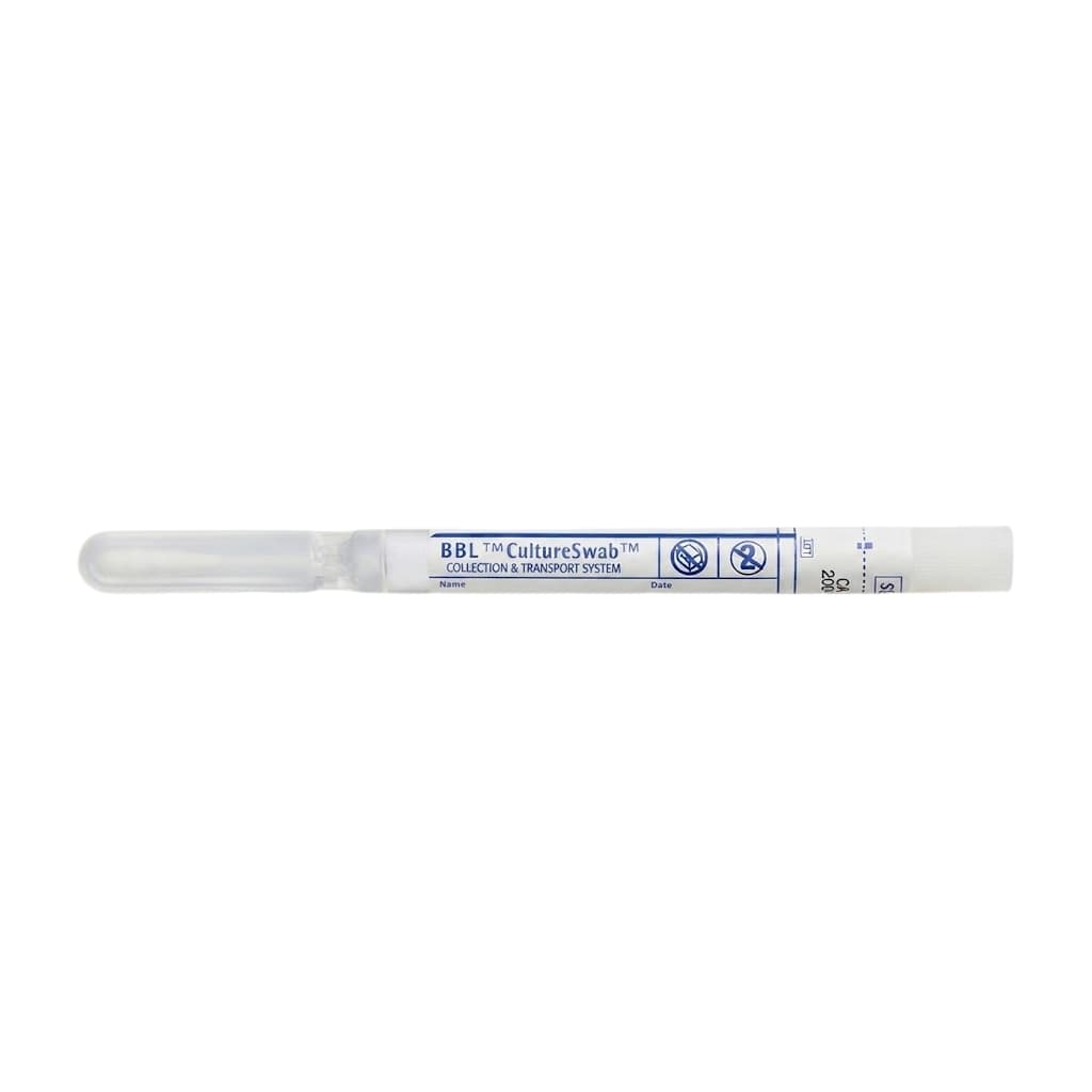 CultureSwab Specimen Collection and Transport System with Soft Swab Mini-Tip, 5-1/4 Inch L