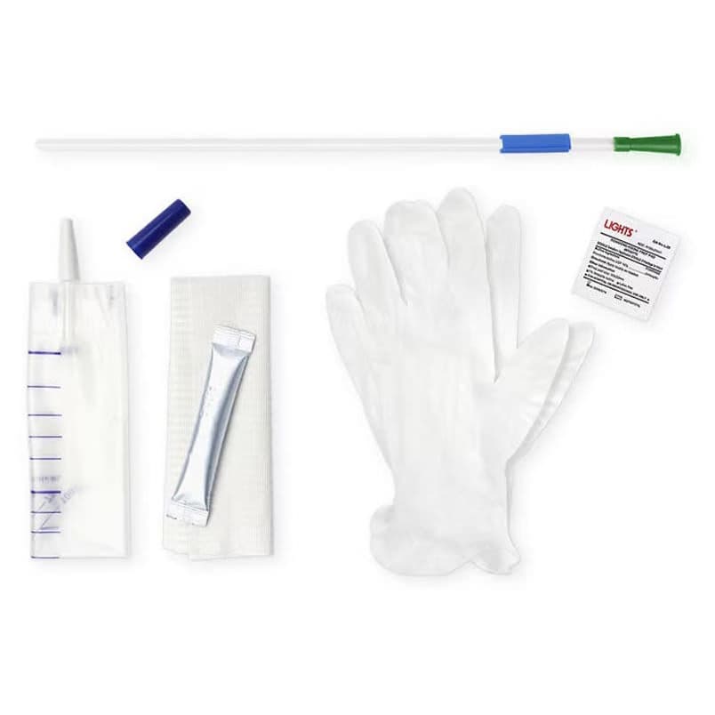 SimPro Set Female Intermittent Catheter Kit, 14 Fr - Case of 40 - Image 1