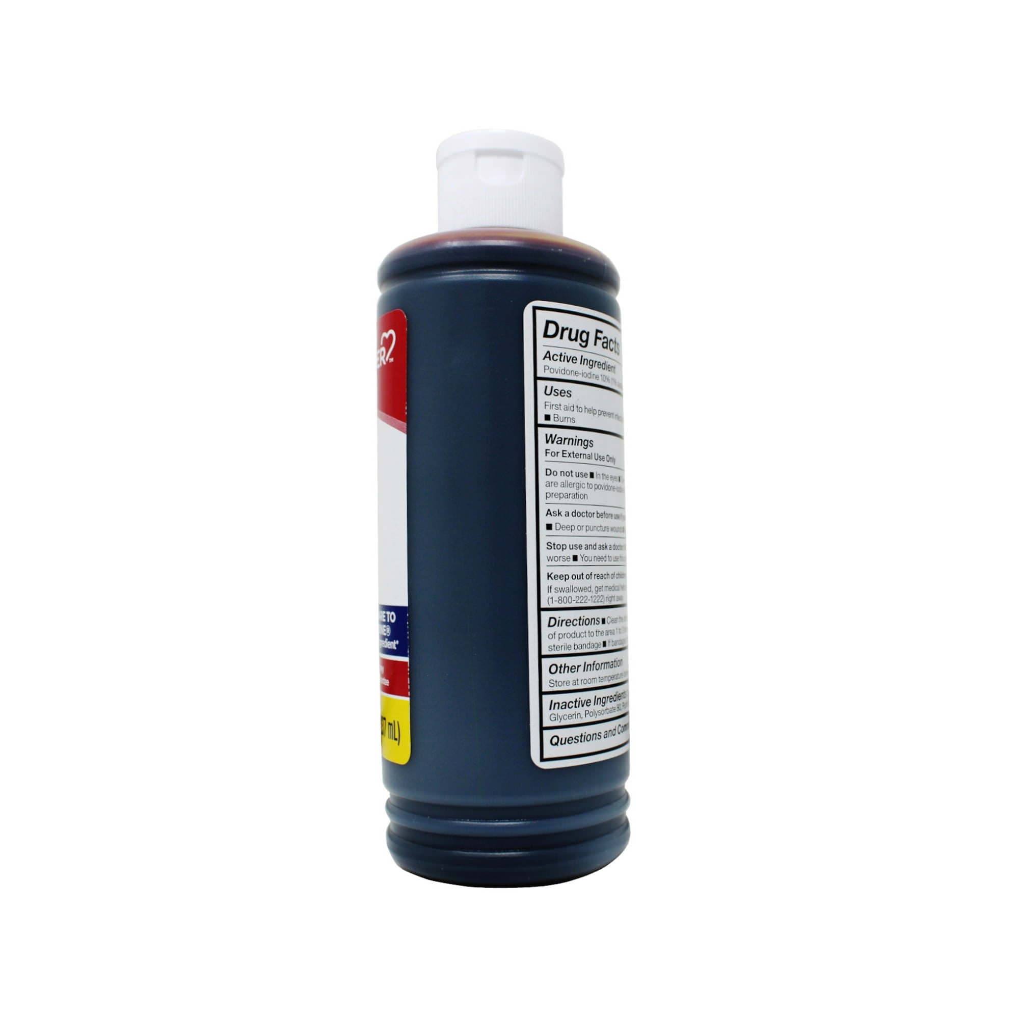 Leader Povidone Iodine 10% Topical Solution First Aid Antiseptic, 8 oz - Each - Image 5