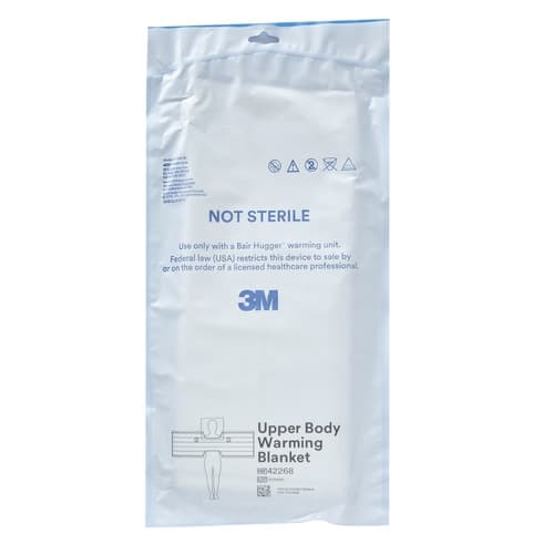 3M Bair Hugger Forced Air Warming Blanket White, 24 W X 74 L Inch, Upper Body - Each - Image 1