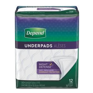 Depend Overnight Underpad, 36 x 21 Inch - Image 1