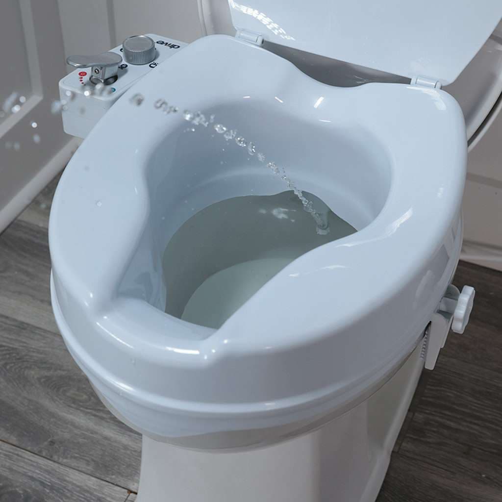 Drive Medical PreserveTech Raised Toilet Seat with Bidet - Image 7