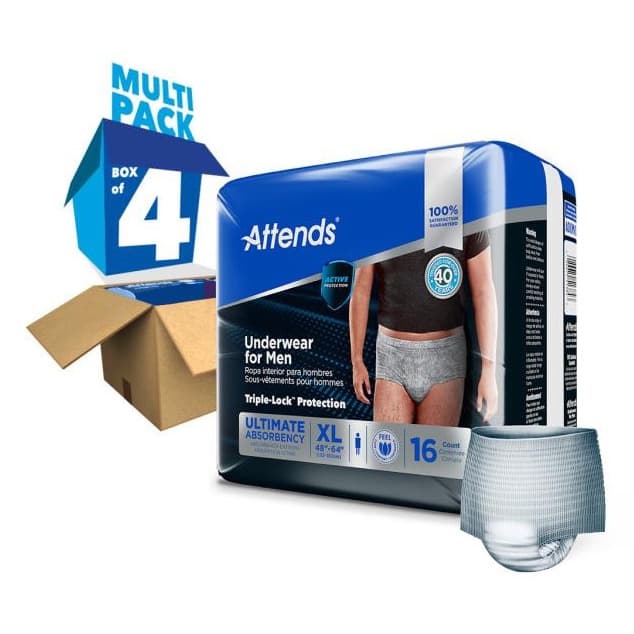 Attends Men's Discreet Absorbent Underwears - Image 9