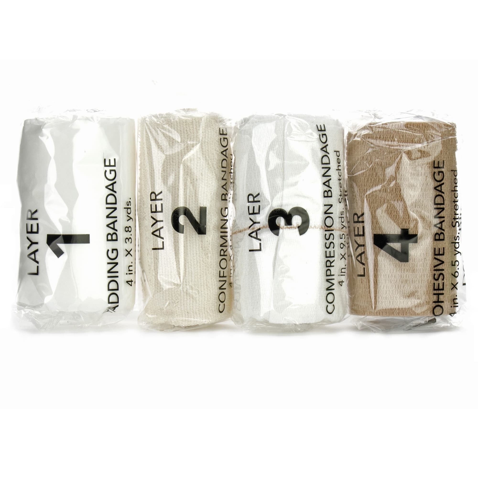 DermaRite FlexPress4 Four Layer Compression Bandage System - Image 3