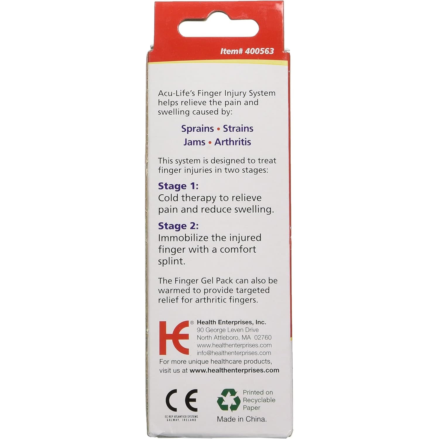 Health Enterprises Acu-Life Finger Injury System - Image 3