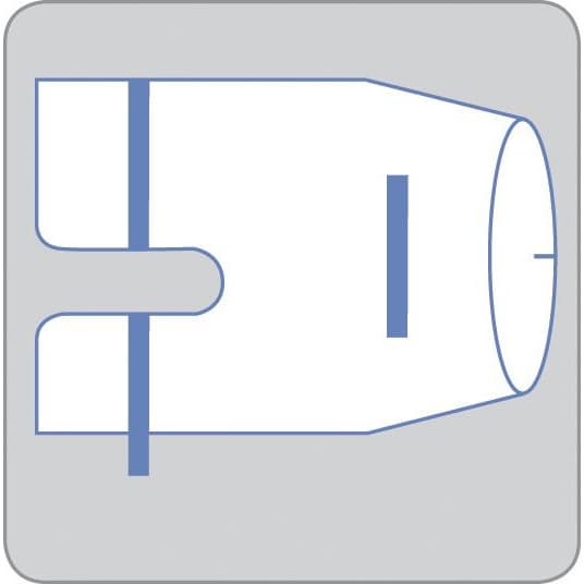 Medline Invisishield Mini C-Arm Surgical Drape, 54 x 63 Inch