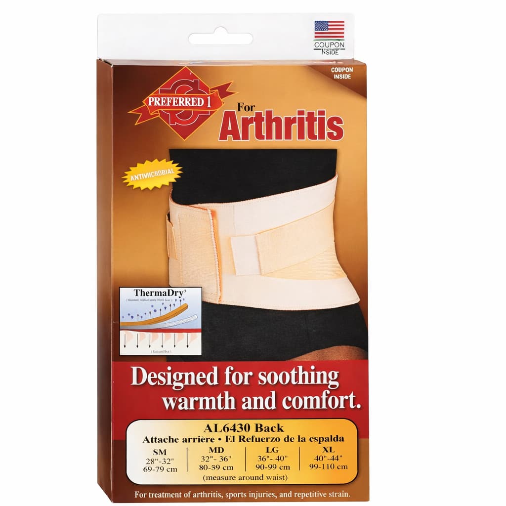 Sport-Aid Arthritis Back Support Belt with ThermaDry - Image 1