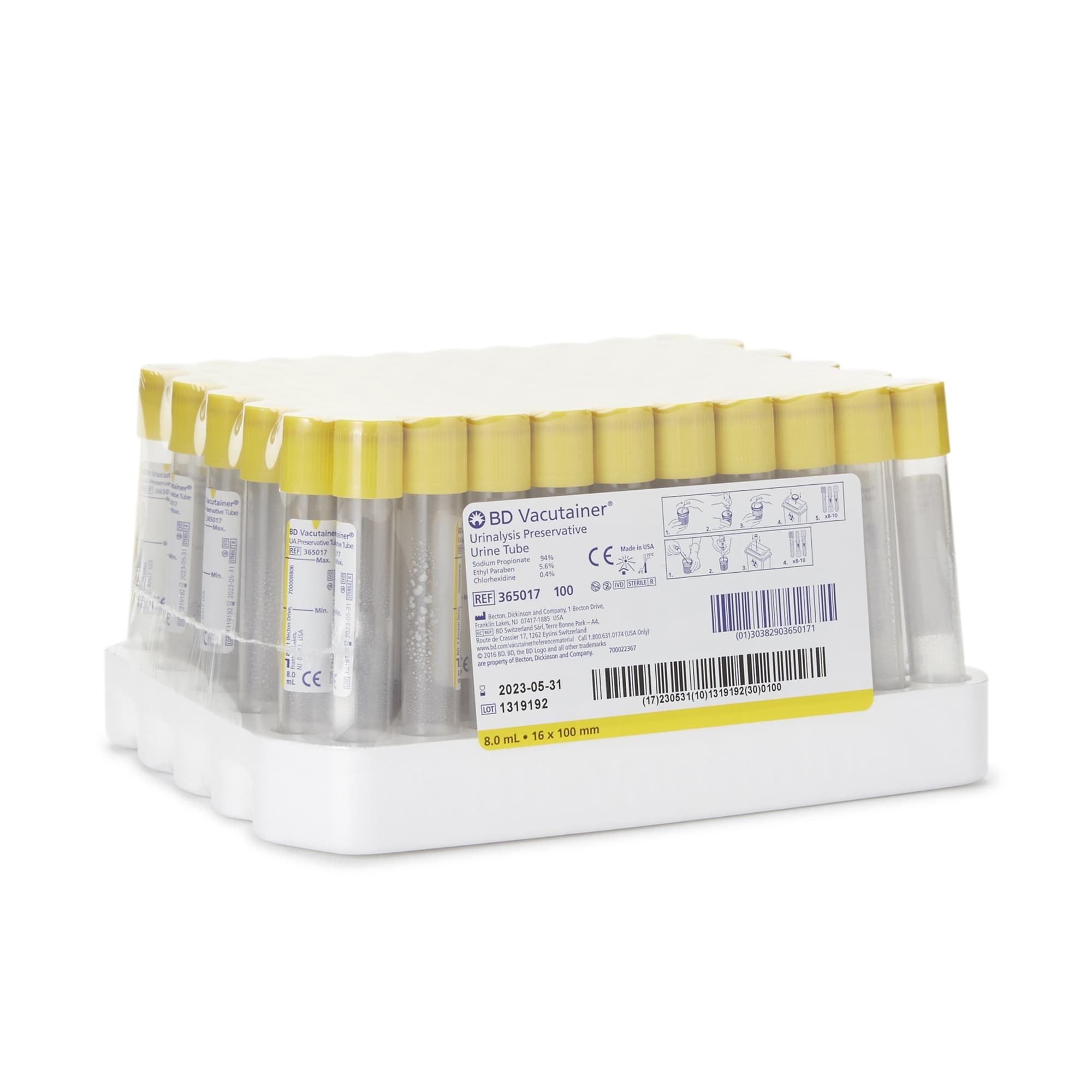 BD Vacutainer Urinalysis Tube with Preservative for Urinalysis - Image 2