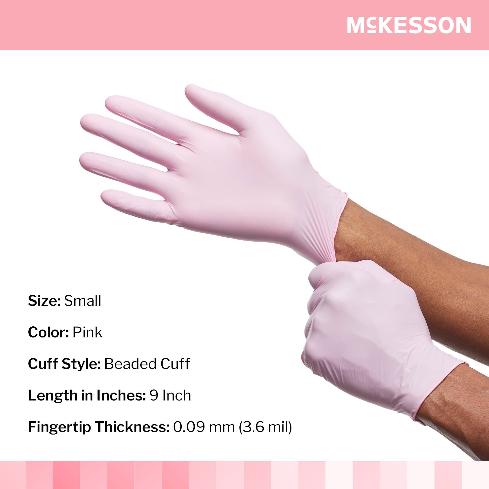 McKesson Nitrile Powder-Free Exam Gloves - Image 2