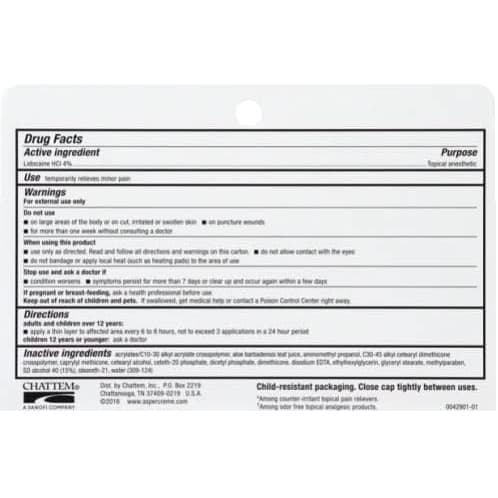 Aspercreme Creme with Lidocaine, 4.7 oz - Each - Image 3
