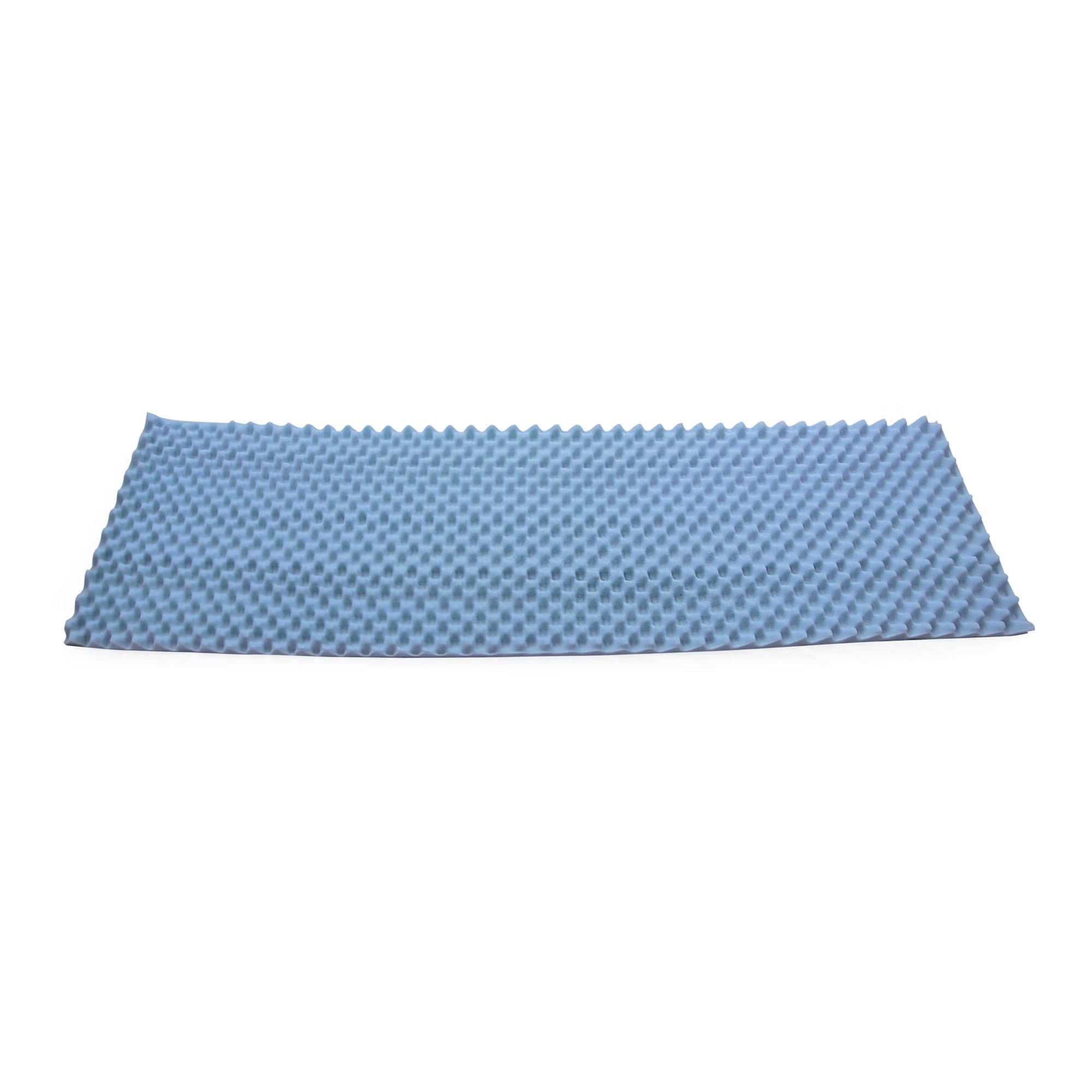 McKesson Mattress Overlay Without Cover, Convoluted Foam, 72 L x 20 W x 2 H Inch - Case of 12 - Image 1