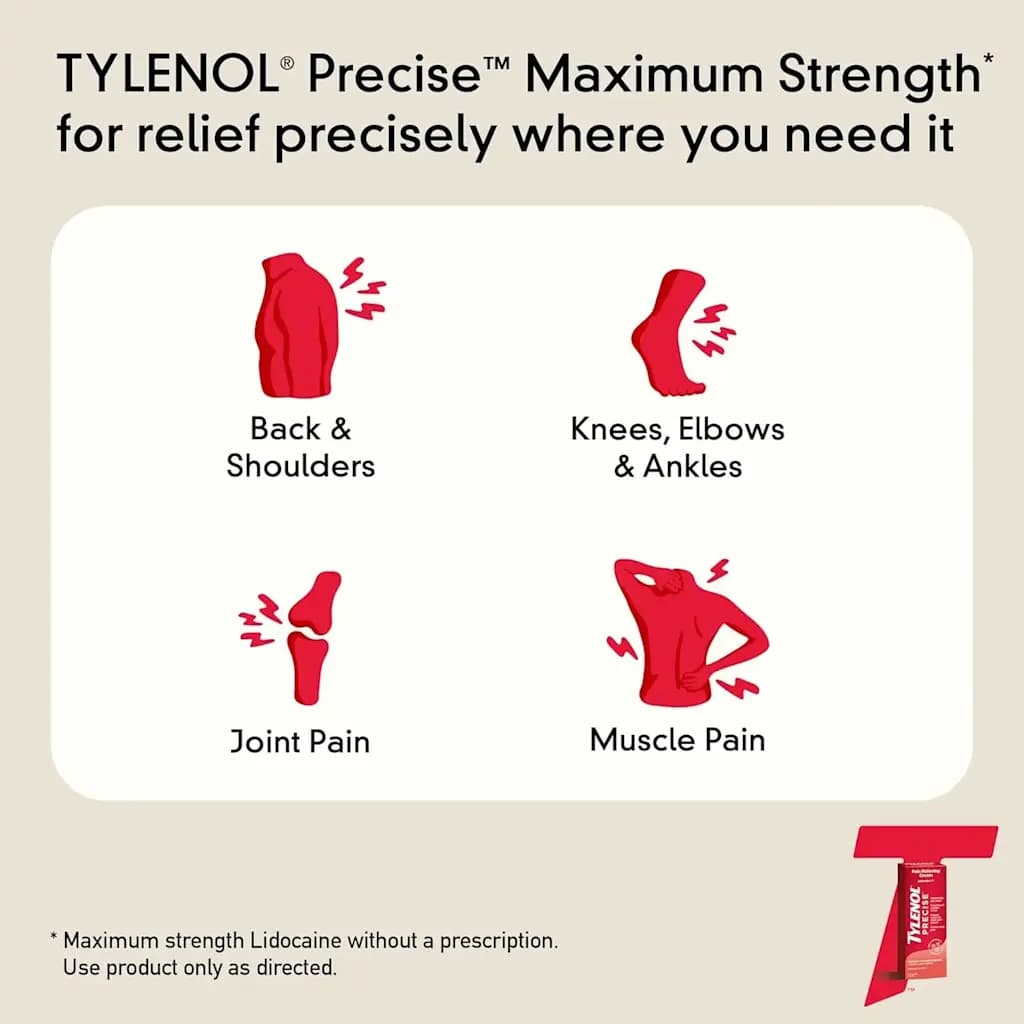 Tylenol Precise Pain Relieving Cream, 4 oz - Each - Image 3