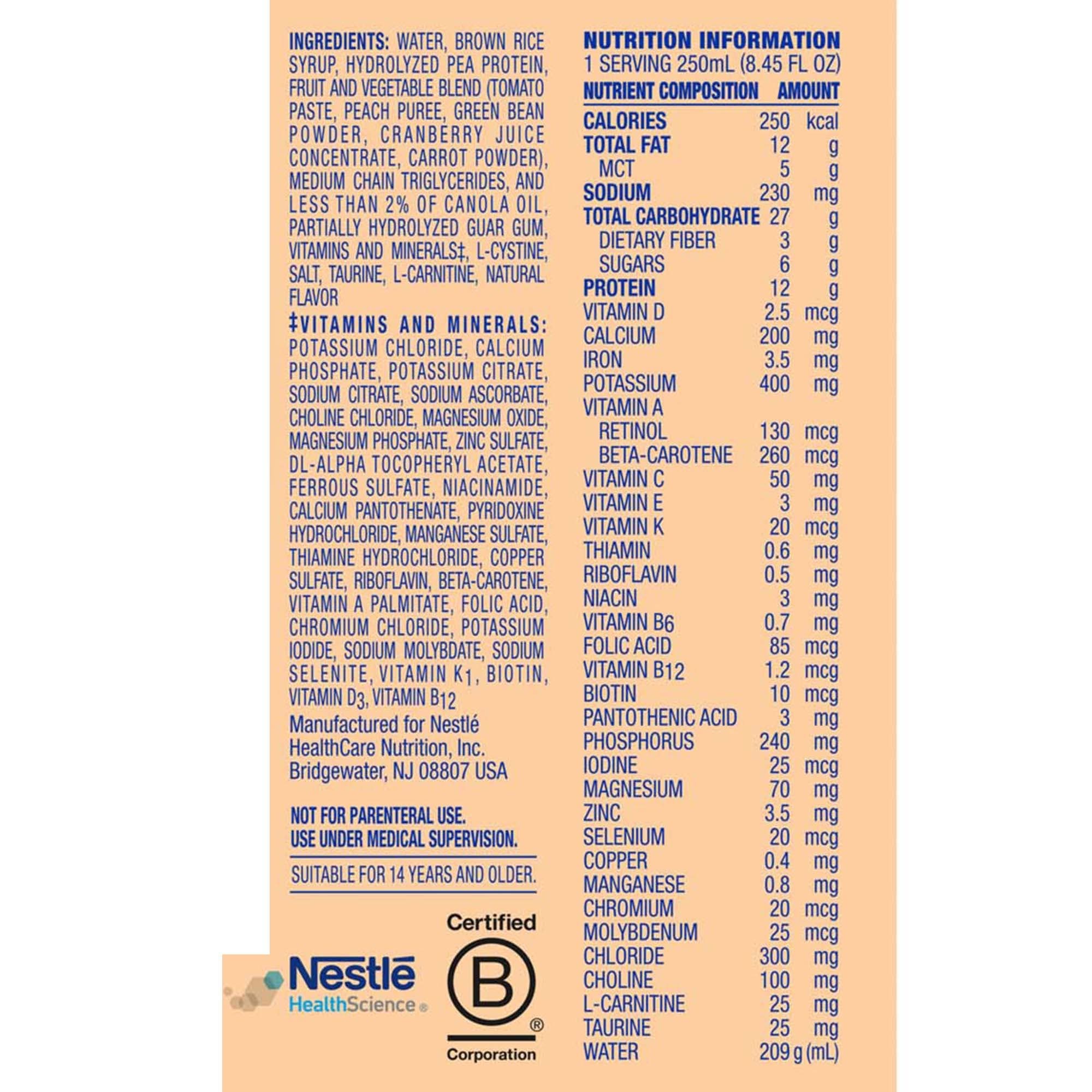 Compleat 1.0 Plant and Peptide-Based Tube Feeding Formula - Image 4