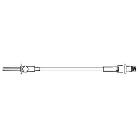 ICU Medical Transfer Set, NonDEHP, 21 Inch, Clave Site - Case of 50 - Image 1