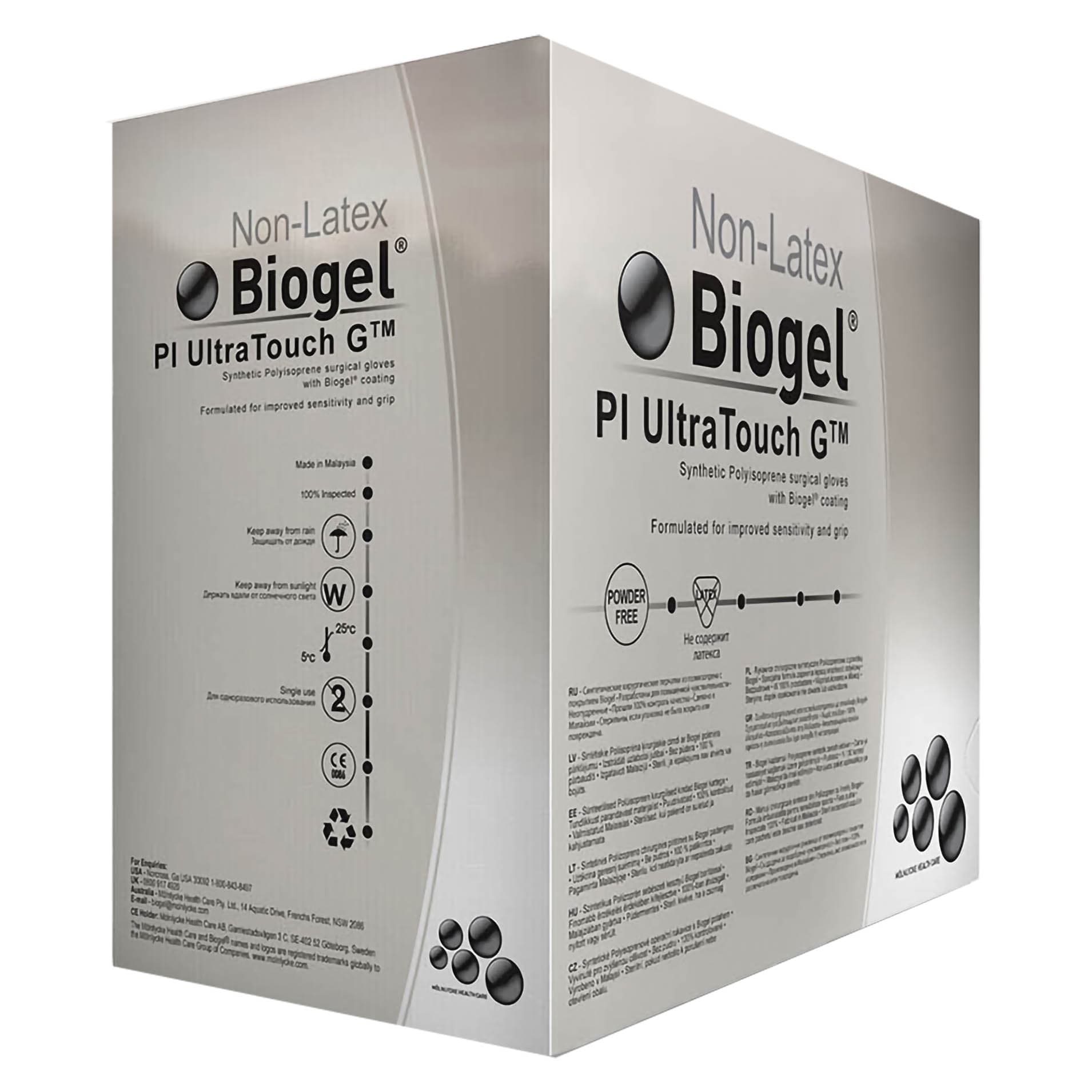 Biogel PI UltraTouch G Sterile Polyisoprene Surgical Gloves, Size 6 - Case of 200 - Image 1