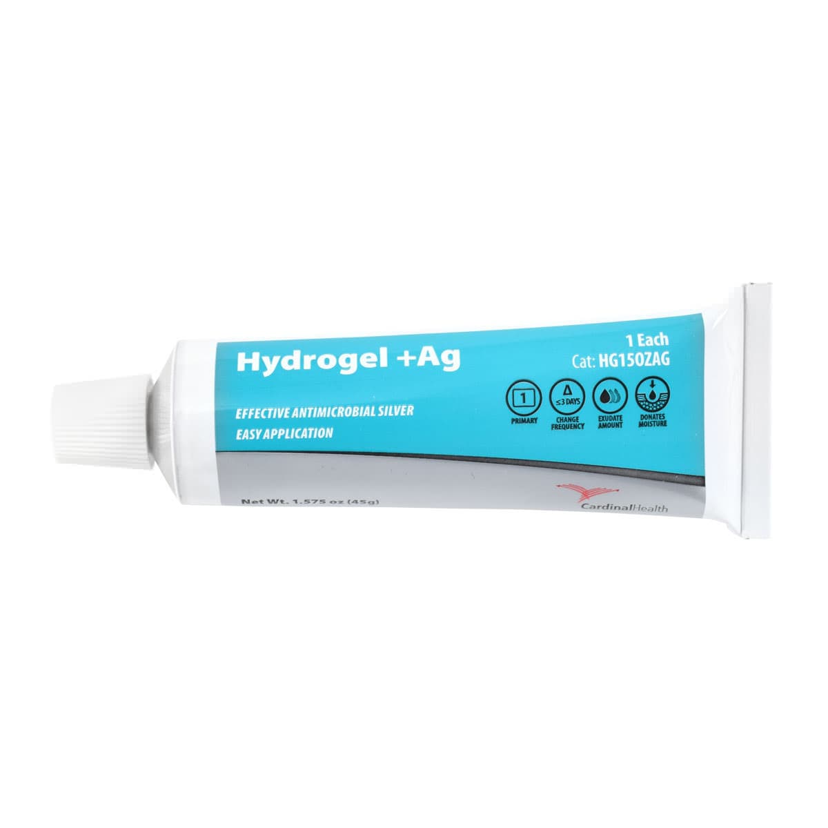 Cardinal Health Hydrogel Plus Ag Silver Wound Gel, 1.5 oz Tube - Image 1