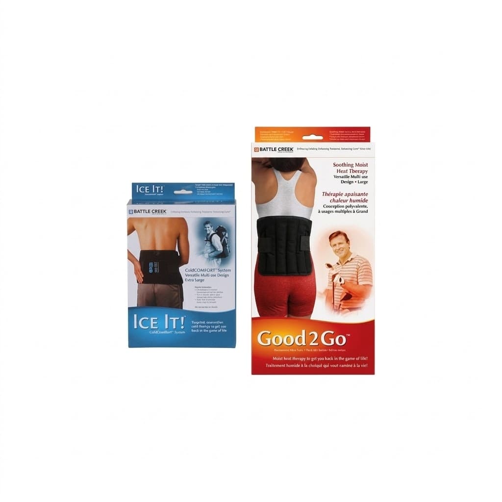Battle Creek Back Pain Kit with Electric Moist Heat and Cold Therapy - Each