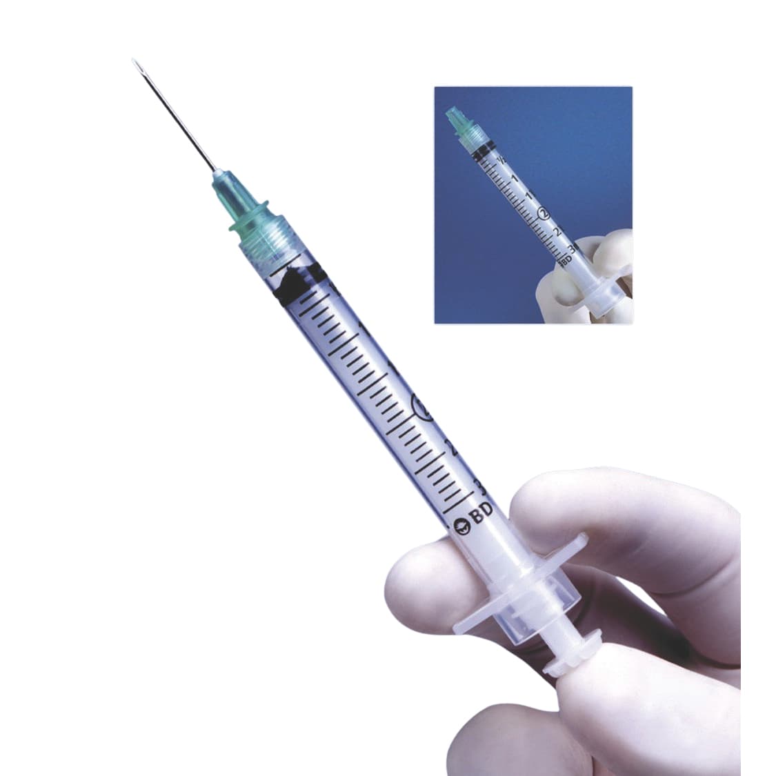 BD Integra Safety Hypodermic Syringe with Retractable Needle