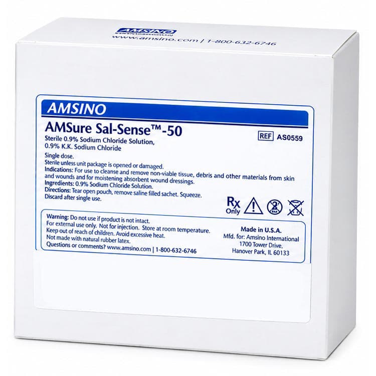 AMSure Sal-Sense Saline Topical Solution, 0.9% Sodium Chloride - Image 1