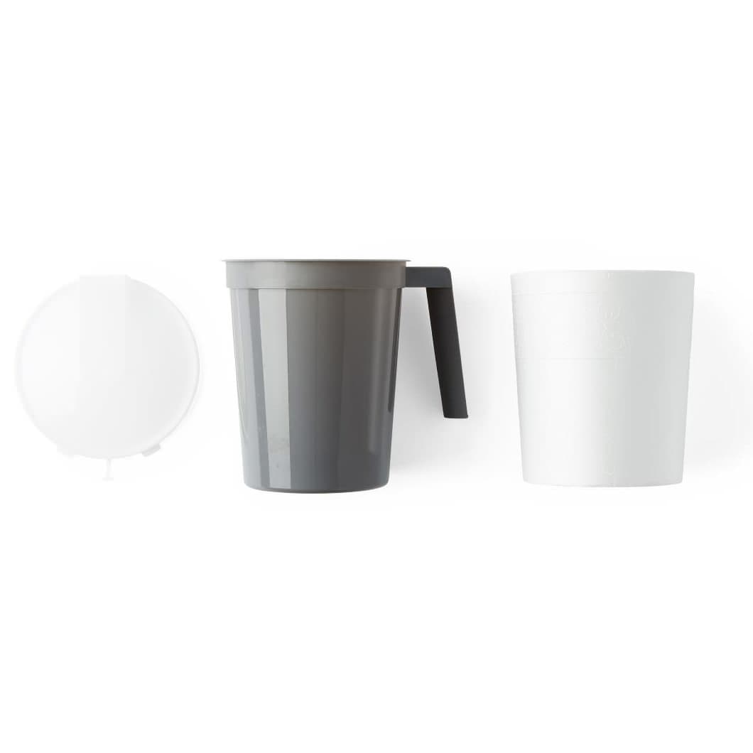 Medline Water Pitcher Set with Foam Outer Jacket - Case of 40 - Image 1