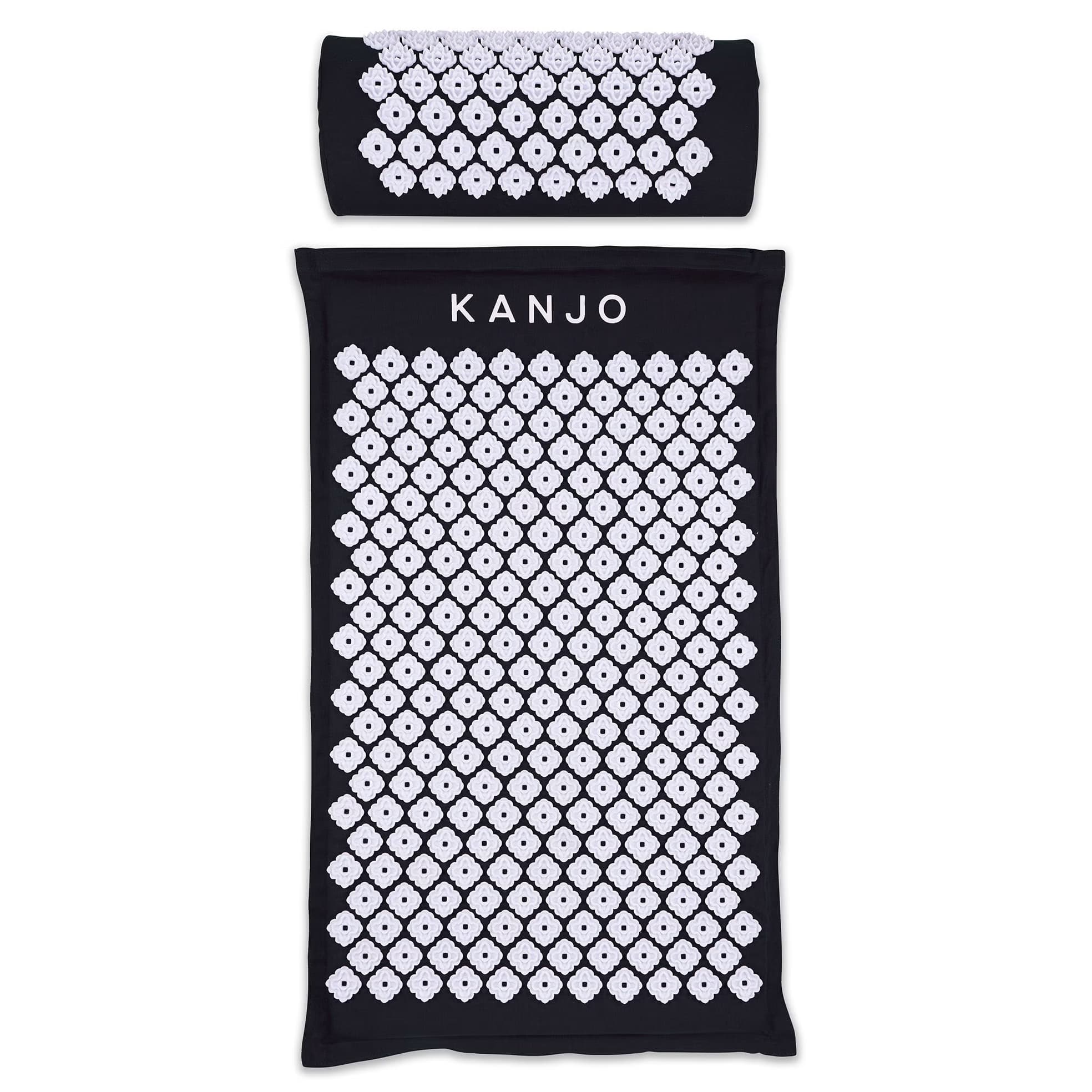 Acutens Kanjo Memory Foam Acupressure Mat Set, Onyx - Image 1