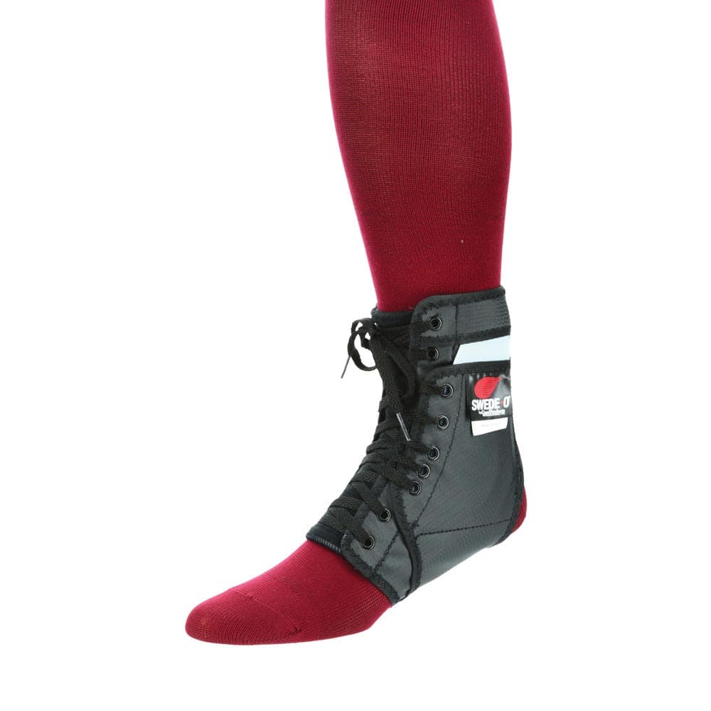 Swede-O Ankle Brace Lok Knit Tongue, Black, Extra Large - Image 1