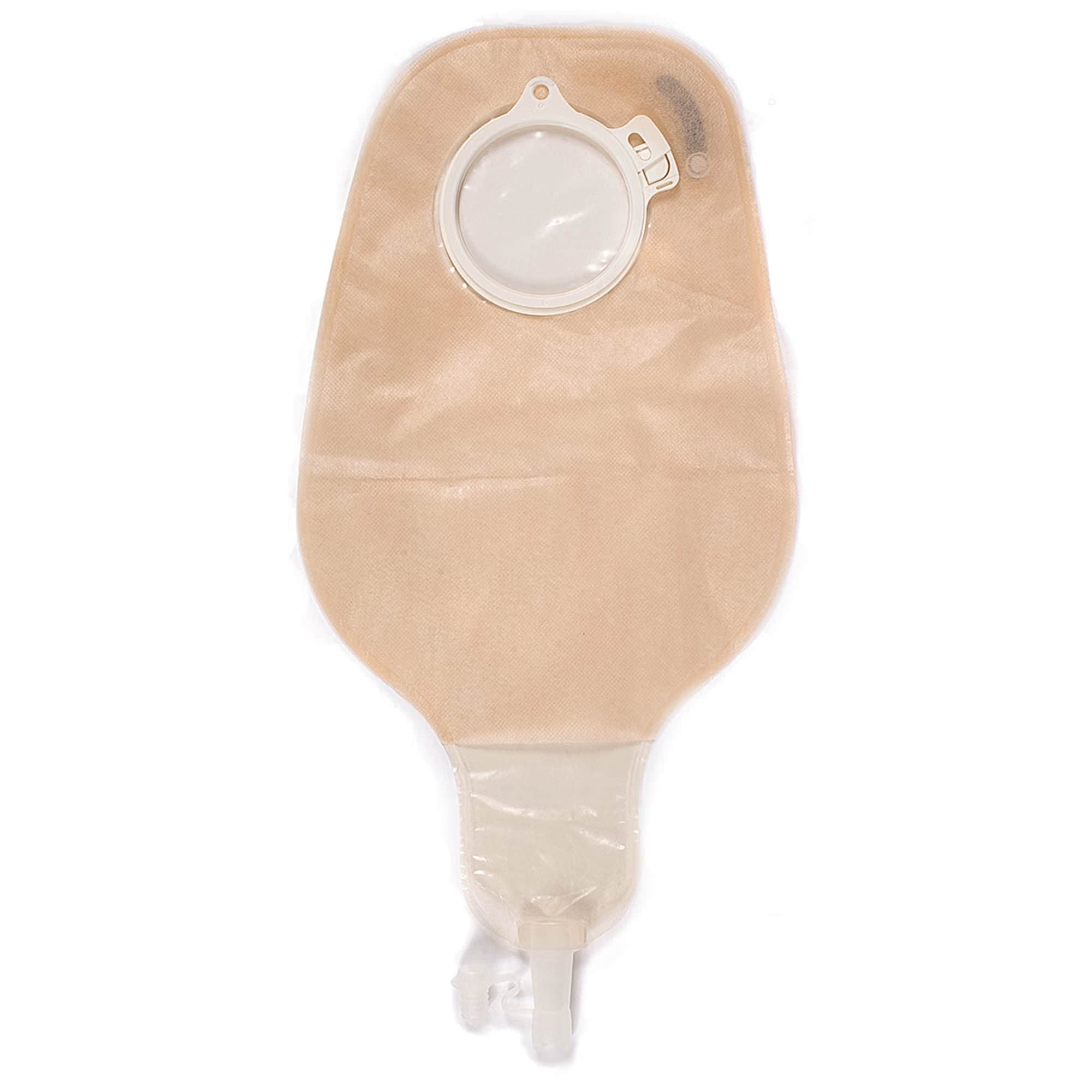 Assura High Output Drainable Pouch, Blue Code, Transparent - Box of 10 - Image 1