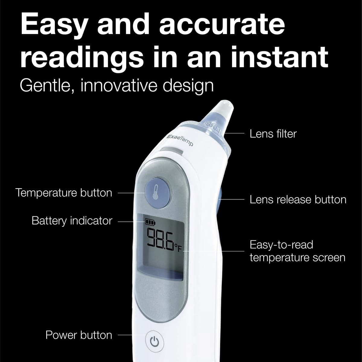 ThermoScan Ear Thermometer with ExacTemp Technology - Image 2