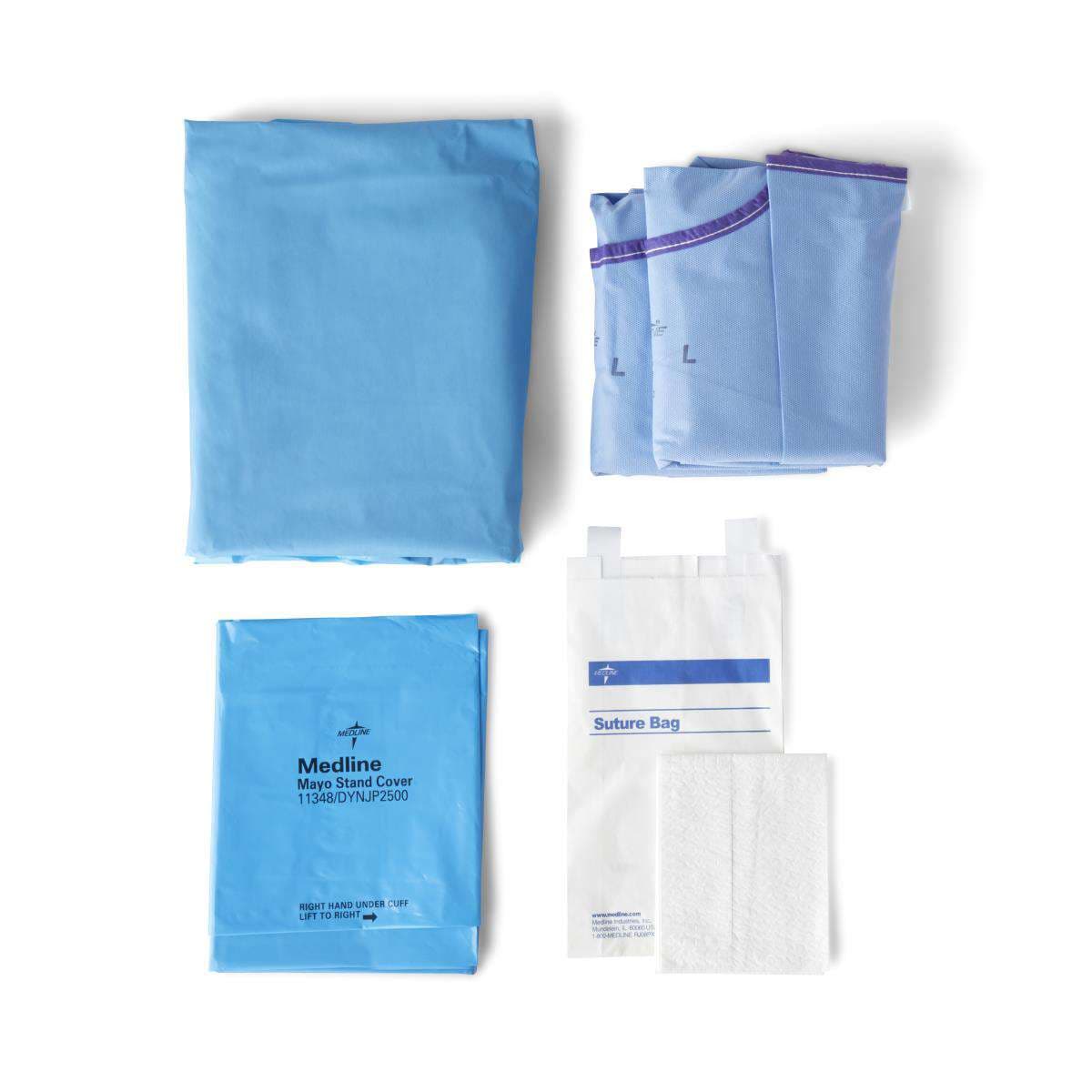 Medline Sterile Basic Surgical Pack V, Sirus - Case of 5 - Image 1