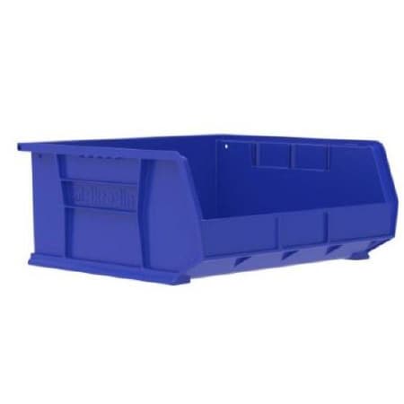 Akrobins 75 lbs Storage Bin, Blue, 16-1/2" L x 14-3/4" W x 7" H - Each - Image 1