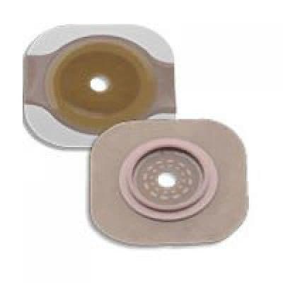New Image Flat FlexWear Skin Barrier with Tape, 2-3/4 Inch Flange, Up to 2-1/4 Inch Stoma - Box of 5 - Image 1