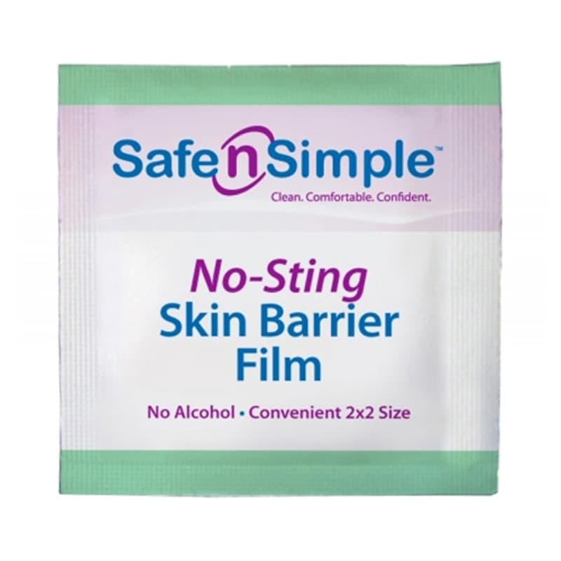 Safe N Simple No-Sting Skin Barrier Wands, Individual Packet - Case of 600 - Image 1