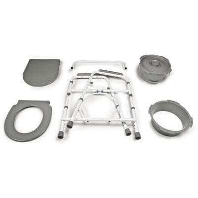 Lumex 3-In-1 Steel Folding Commode - Image 5