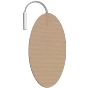 Unipatch Re-Ply Self-Adhering and Reusable Stimulating Electrode, 2 x 4 Inch, Oval - Package of 4 - Image 1