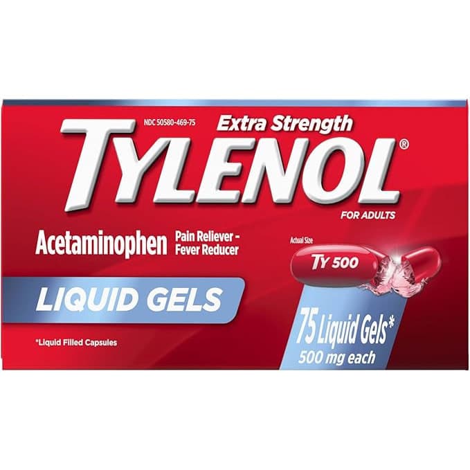 Tylenol Extra Strength Tylenol Liquid Gel - Pack of 75 - Image 1