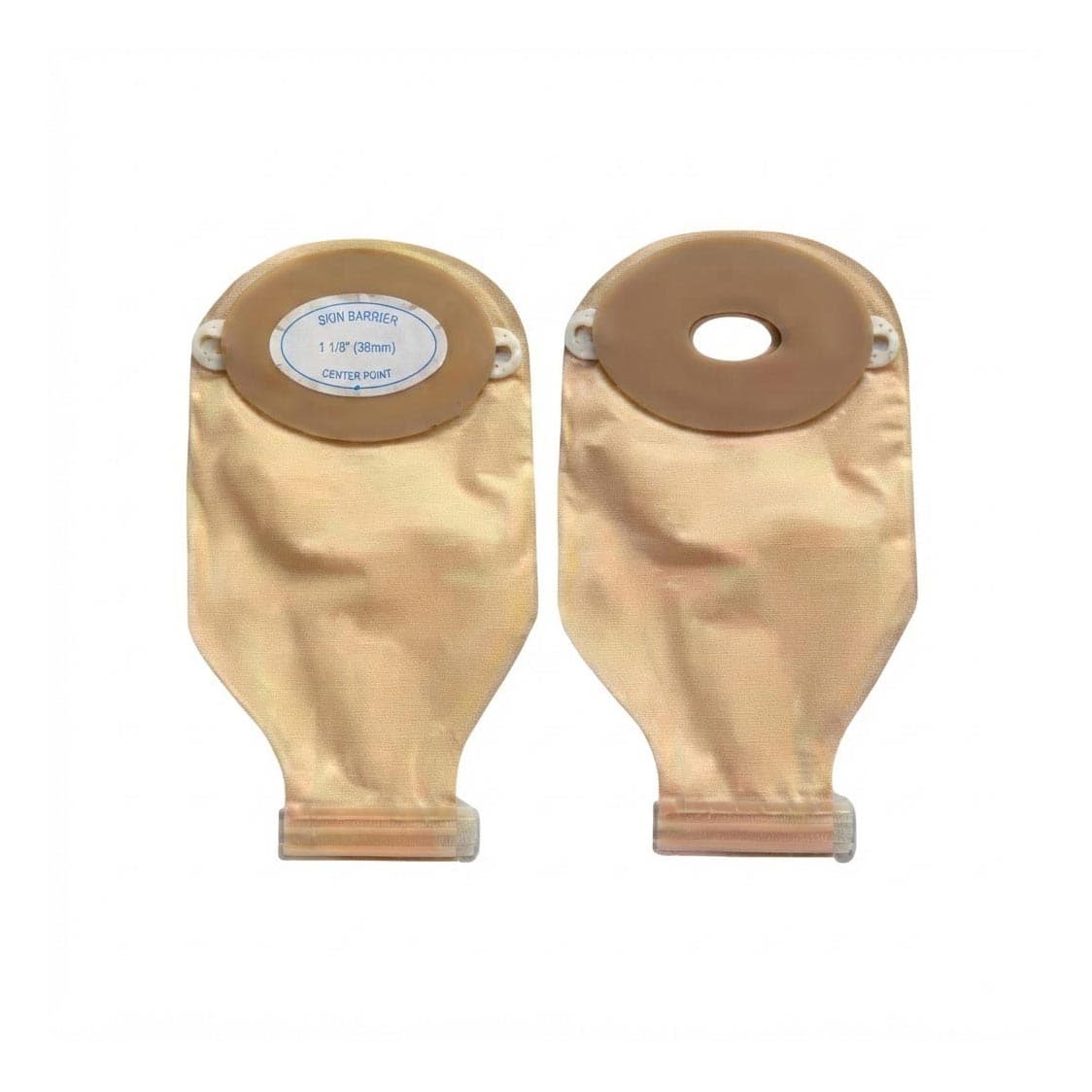 Nu hope Nu flex Adult Drainable pouch, Convex, Oval D - Box of 10 - Image 1