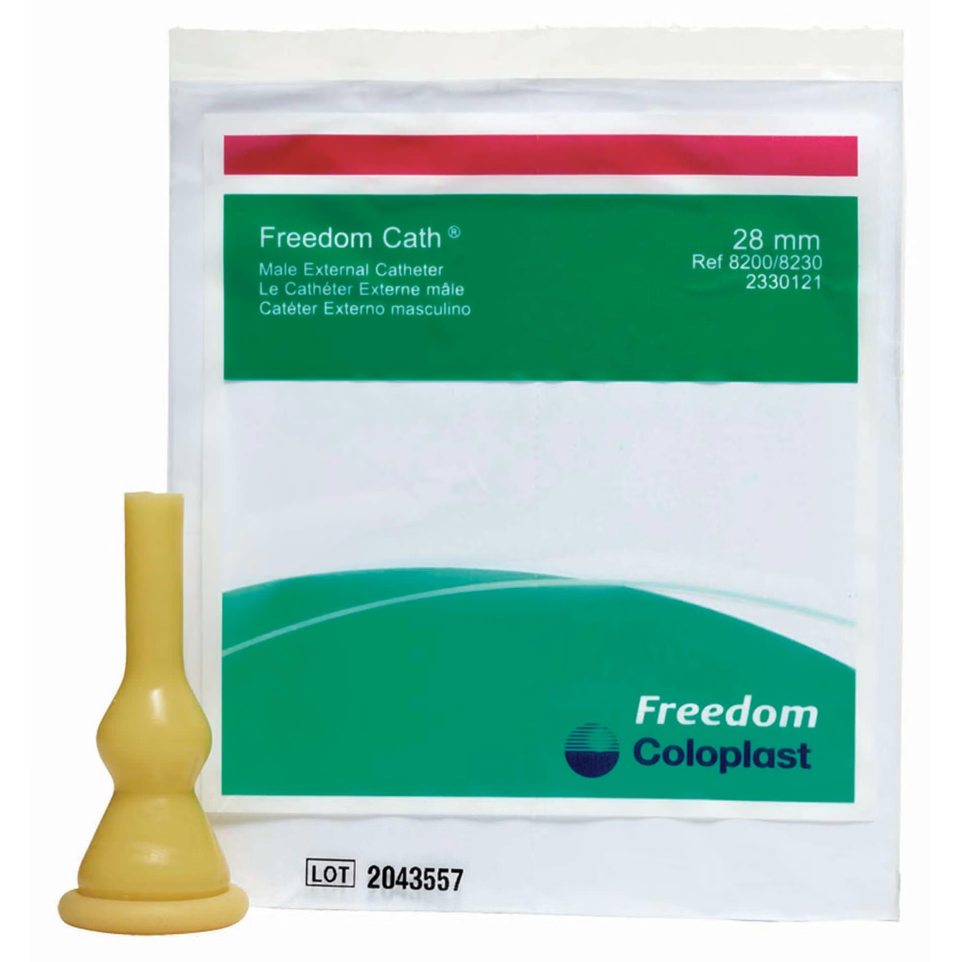 Coloplast Freedom Cath Male External Catheter with Kink-Resistant Nozzle - Image 2