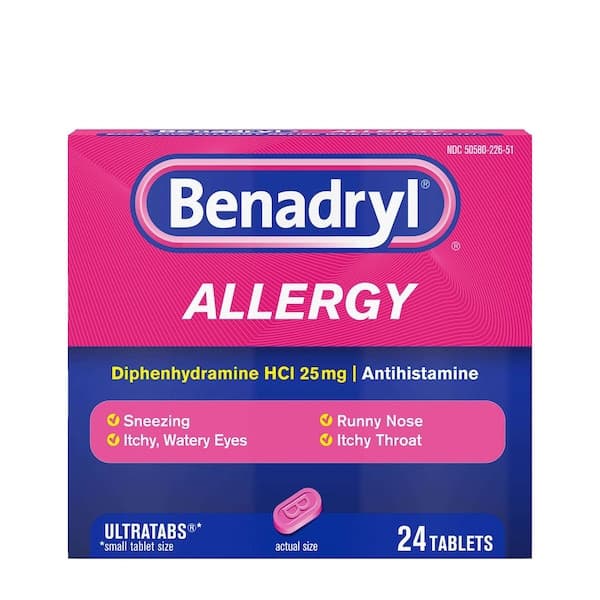 Benadryl UltraTab Allergy Relief Tablets - Image 1