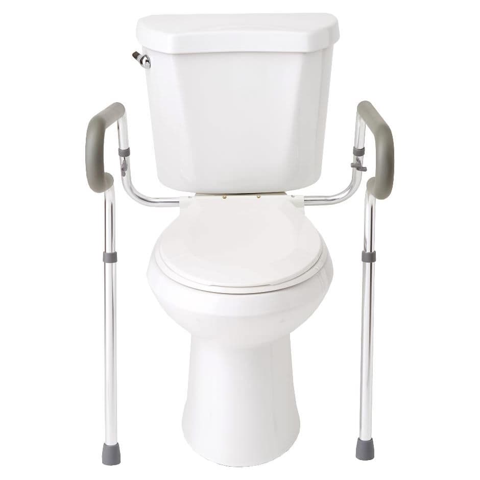 Medline Knockdown Toilet Safety Rail - Case of 2 - Image 1