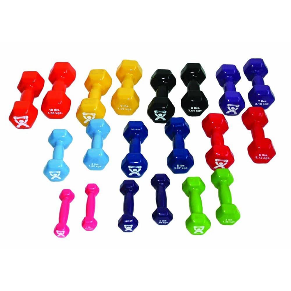 CanDo vinyl coated dumbbell - Image 1