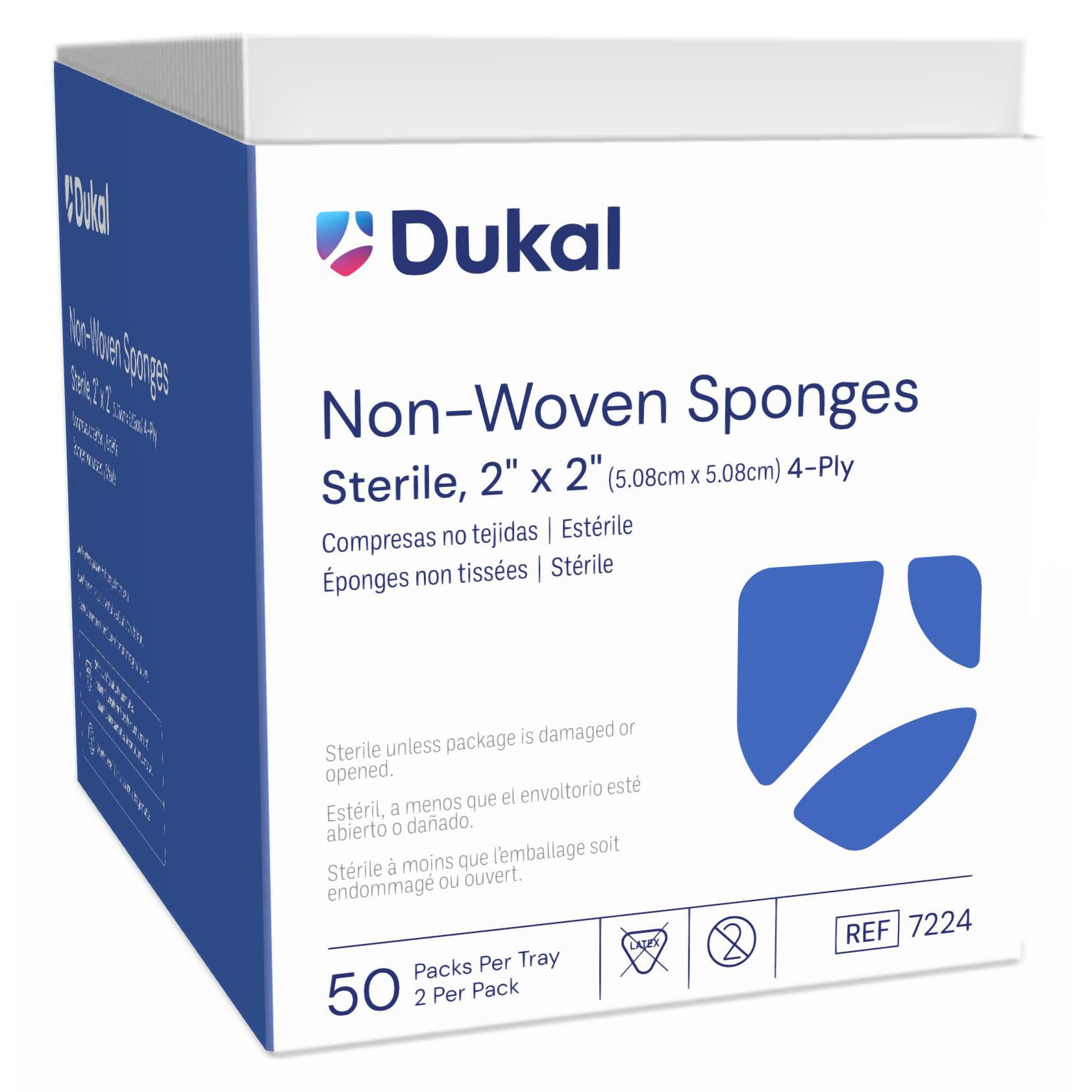 Dukal Clinisorb 4-Ply Square Nonwoven Sponge - Image 3