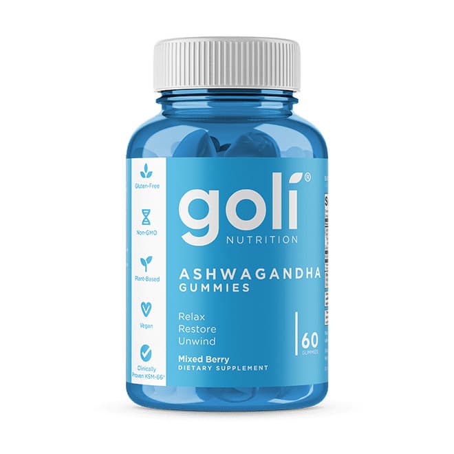 Goli Nutrition Ashwagandha Gummies, 60 Count - Each - Image 1
