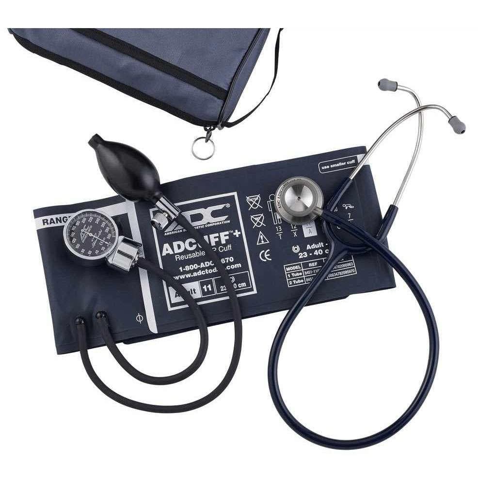ADC Pro's Combo III+ Pocket Aneroid Clinician Scope Kit with Adcuff+