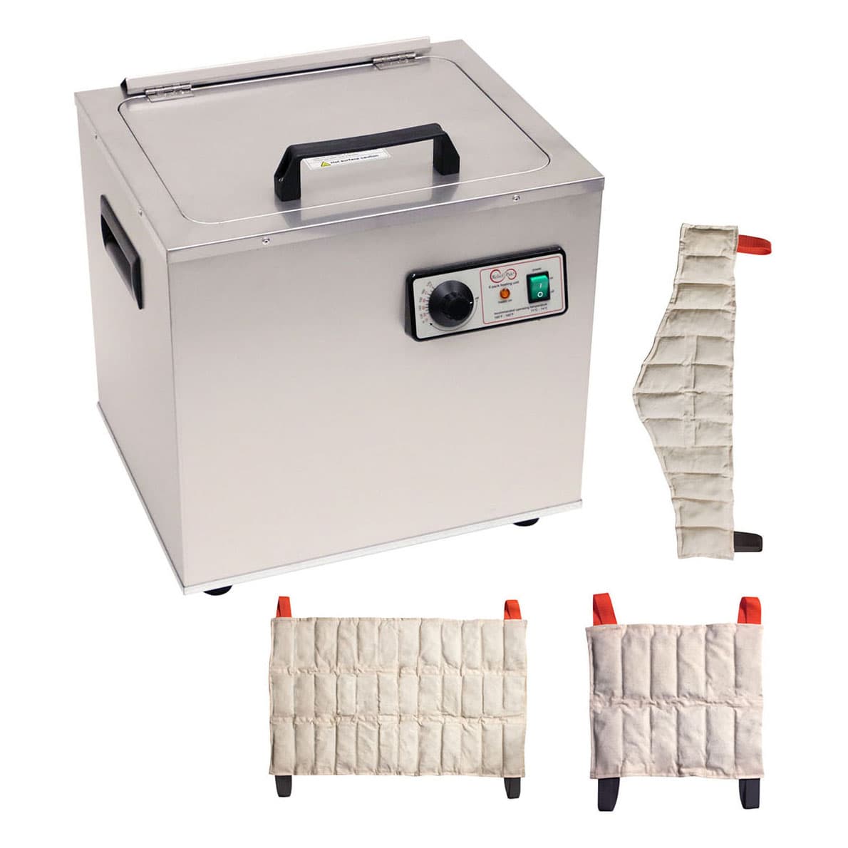 Relief Pak Heating Unit 6-pack Capacity, Stationary, 3 Standard, 2 Oversize, 1 Neck Pack,110V- Each
