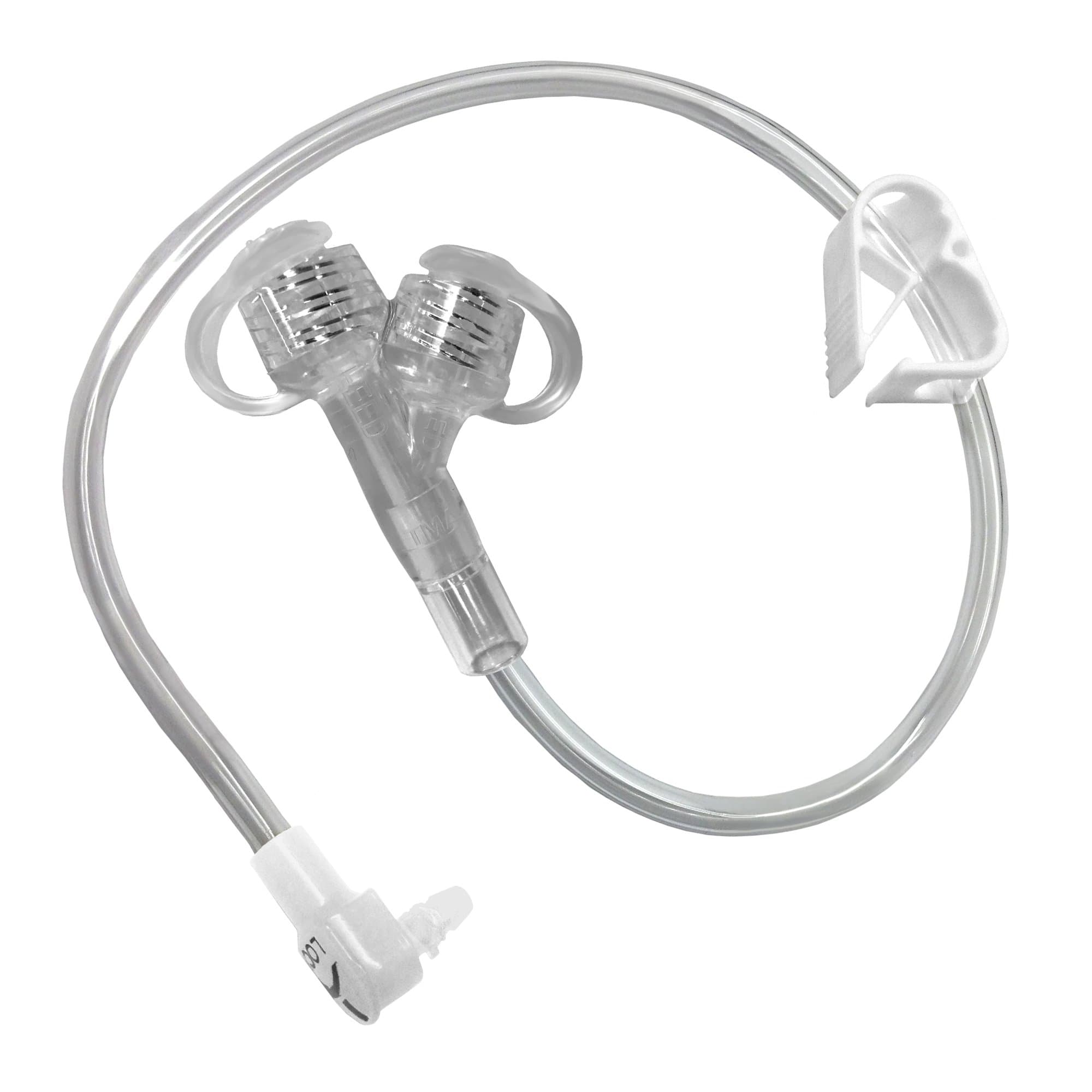AMT G-JET Dual ENFit Y-Port Extension Set, 12" Right Angle Connector - Box of 10 - Image 1