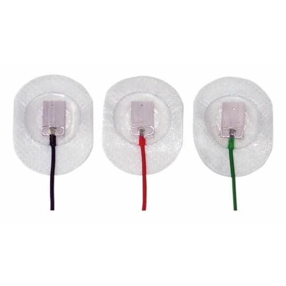 Ambu Neuroline 715 EMG Adhesive Electrode with Leadwire, 22 x 30 mm x 20 Inch - Box of 240 - Image 1