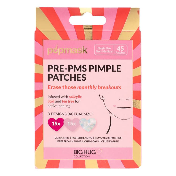 POPBAND Big Hug Breakout Period Pimple Treatment Patches - 45 ct - Each - Image 1