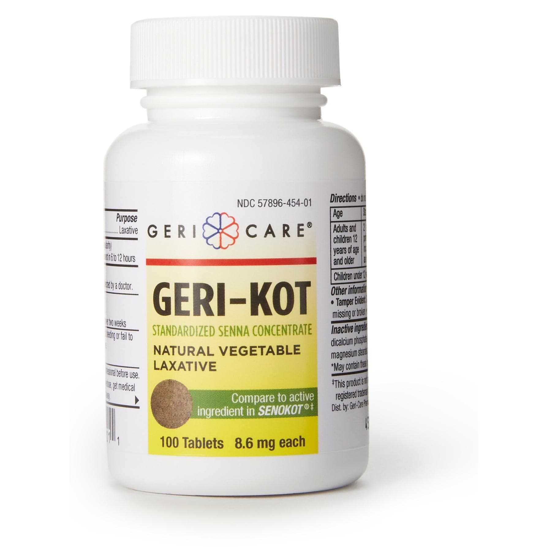 Geri-Care Sennosides Laxative Tablet, 8.6 mg